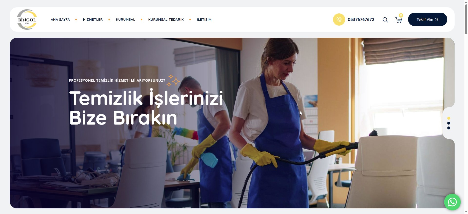 TemizlikHizmeti.com.tr – Web Yazılımı, Dijital Pazarlama ve Sürekli Bilişim Danışmanlığı Projesi