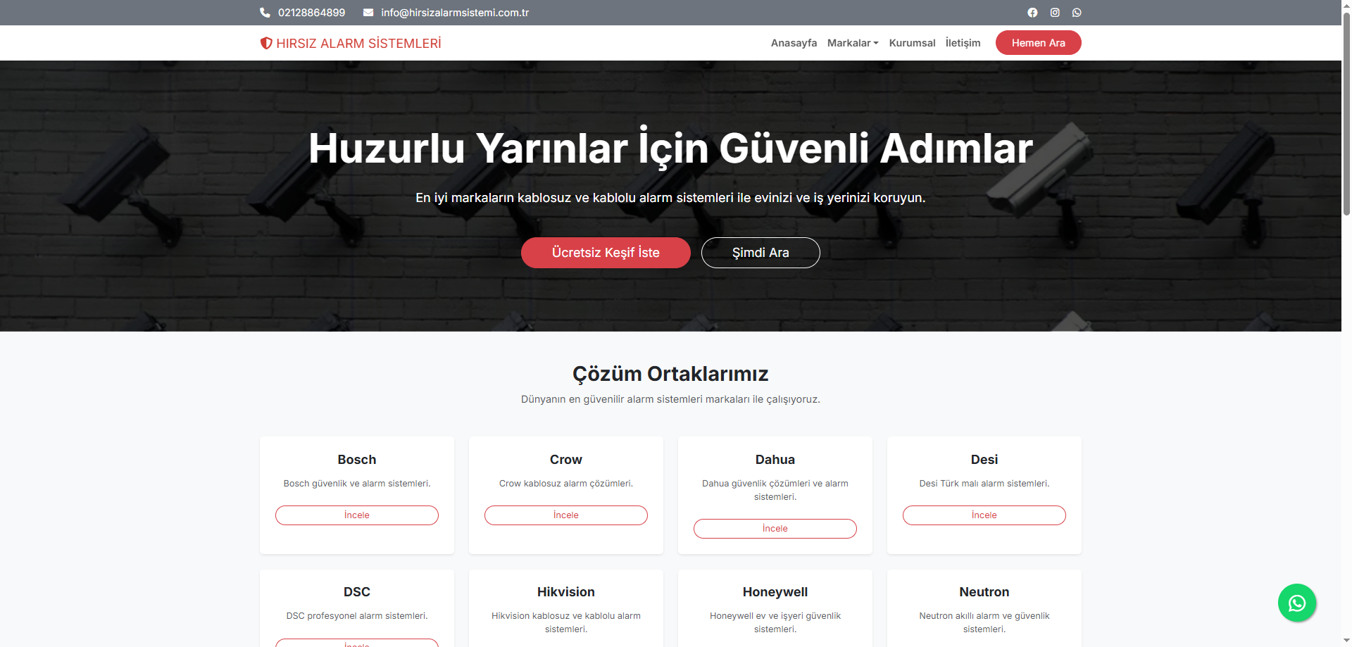 HirsizAlarmSistemi.com.tr – Web Yazılım, SEO, Google Ads ve Dijital Büyüme Yönetimi Projesi